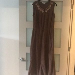 Brown maxi dress